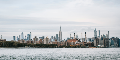 New York City Skyline over the Hudson River