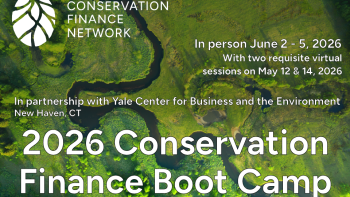 2026 Conservation Finance Boot Camp Header