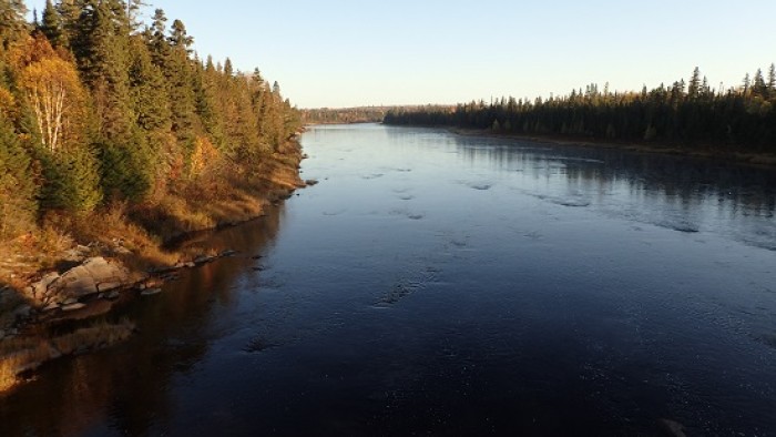 This photo was taken on Upper St. John River in Maine. (Credit: Mark Berry)