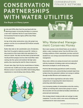 CBEY CFN Toolkit Conservation Partnerships with Water Utilities Rev