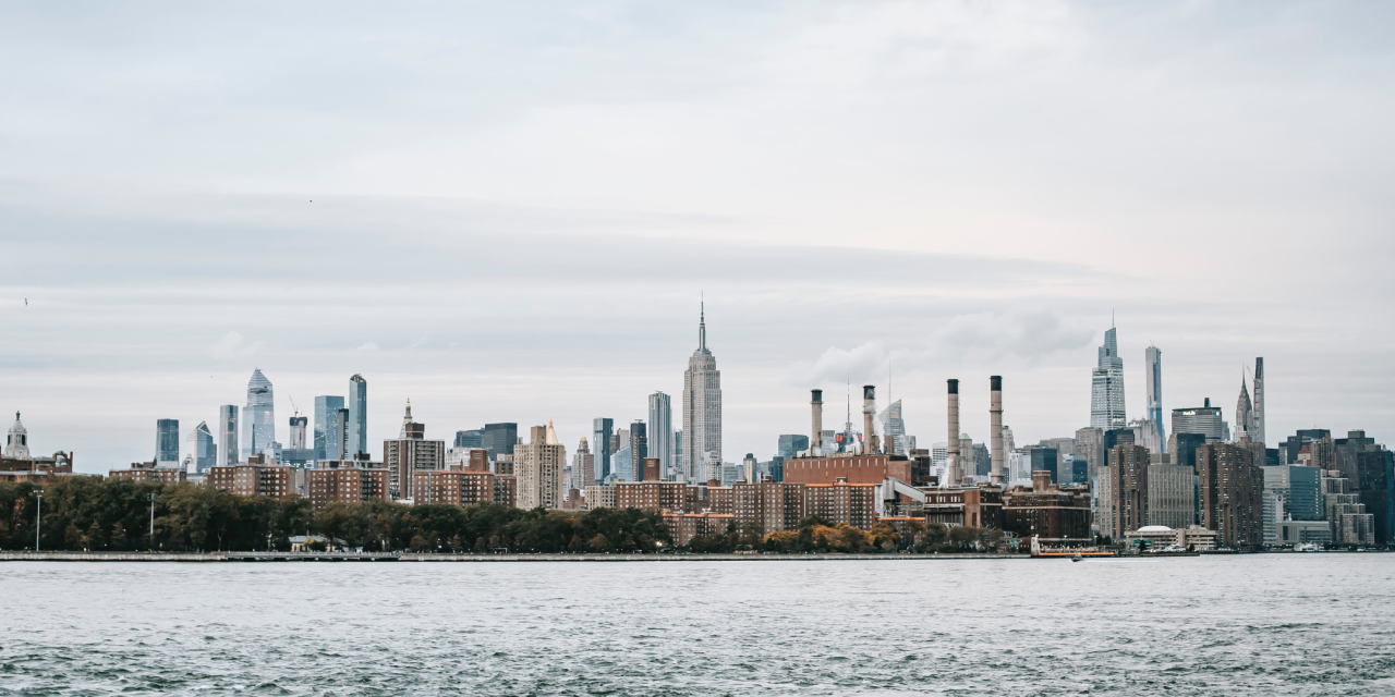 New York City Skyline over the Hudson River