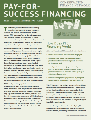 CBEY CFN Toolkit Pay-for-Success Financing