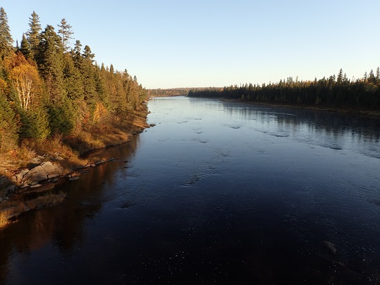 This photo was taken on Upper St. John River in Maine.  (Credit: Mark Berry)